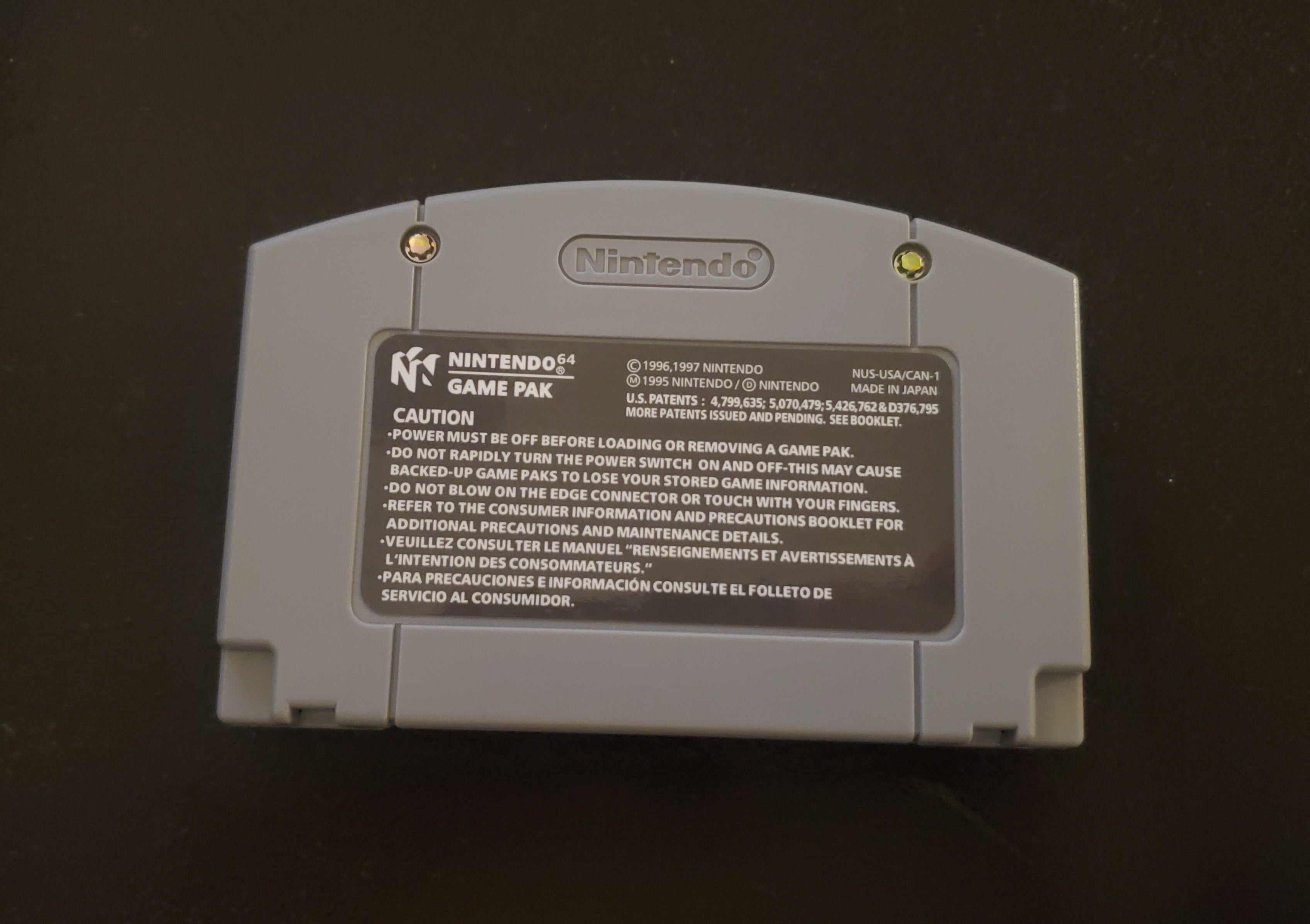 Waluigi's Taco Stand N64 Nintendo 64 Video Game Cartridge