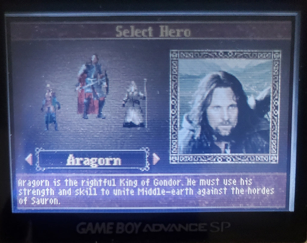 Lord of the Rings The Return of the King GBA Video Game Boy Advance 2003 EUR