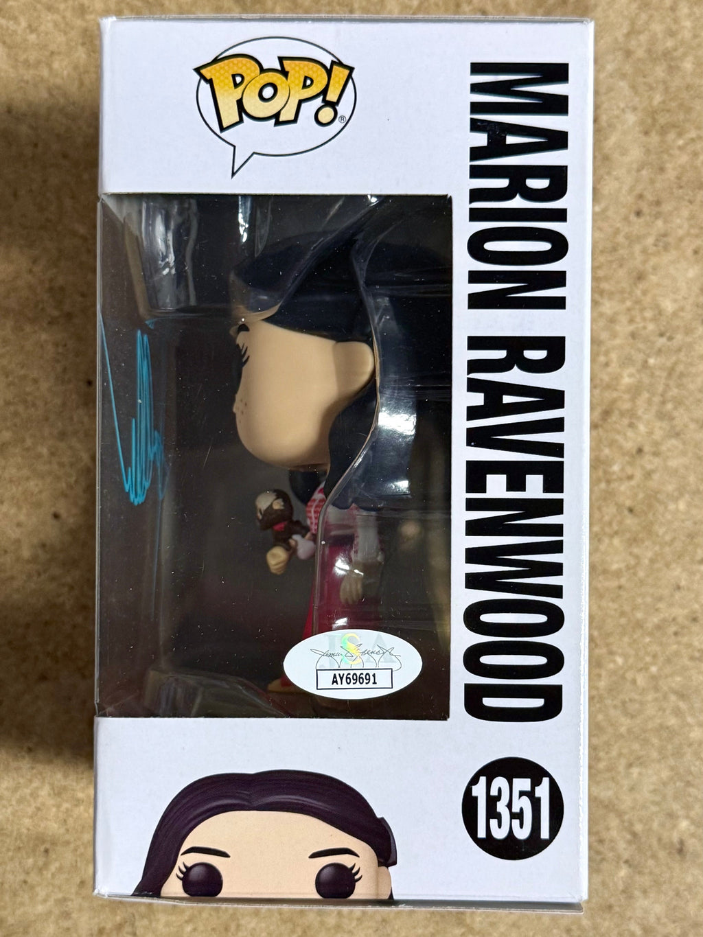 Karen Allen Signed Marion Ravenwood Indiana Jones Funko Pop! #1351 With JSA COA