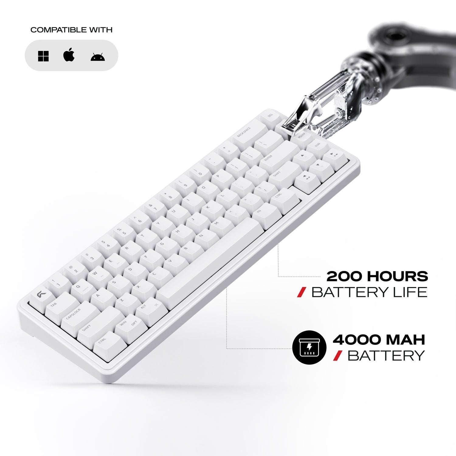 Akula 65 | Compact 65% Tri-Mode Gaming Keyboard