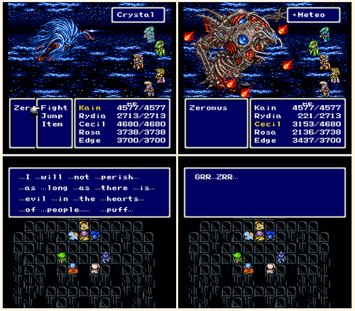 Final Fantasy 2 SNES Video Game Cartridge Super Nintendo 1991