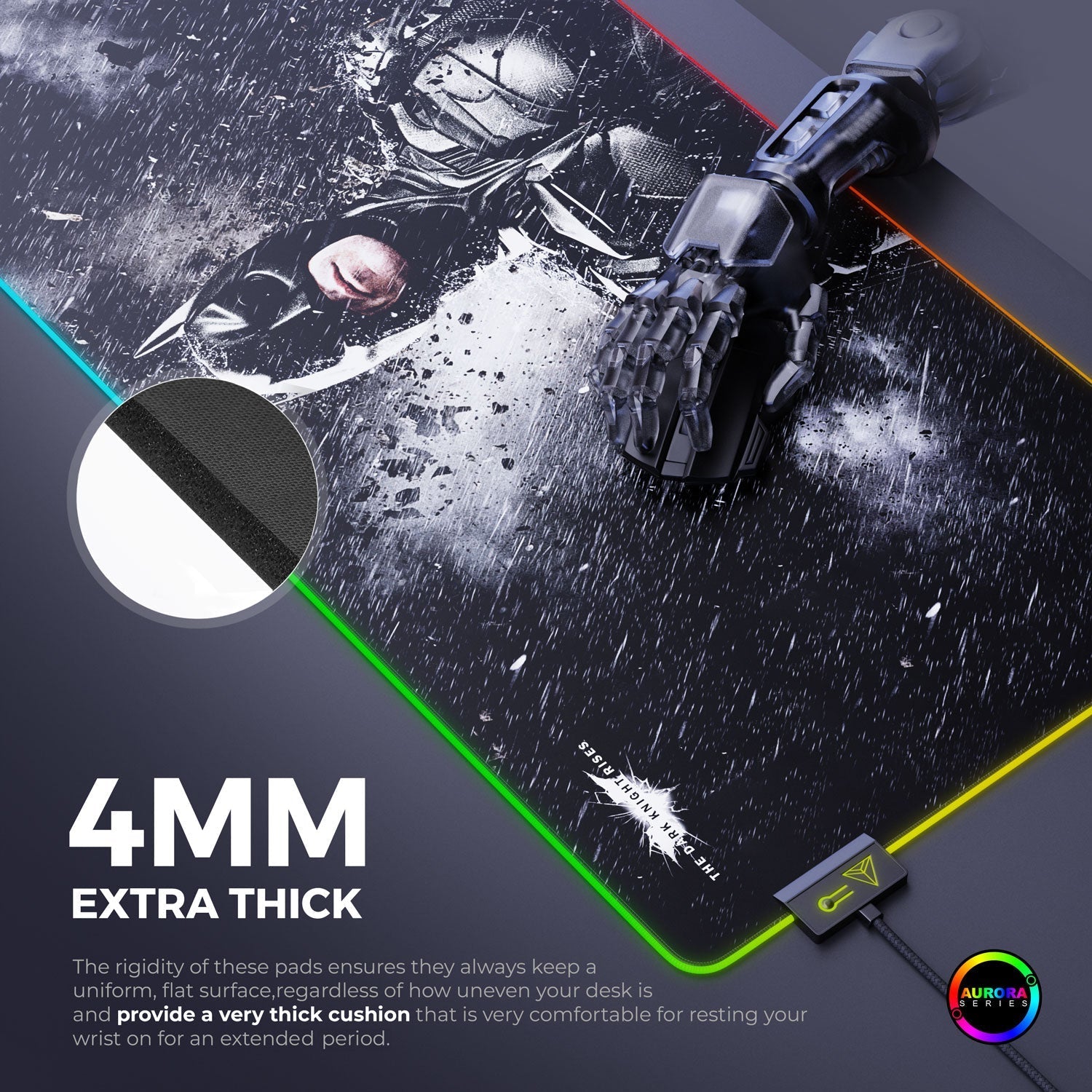 Batman - The Dark Knight Rises Gaming Mouse Pad