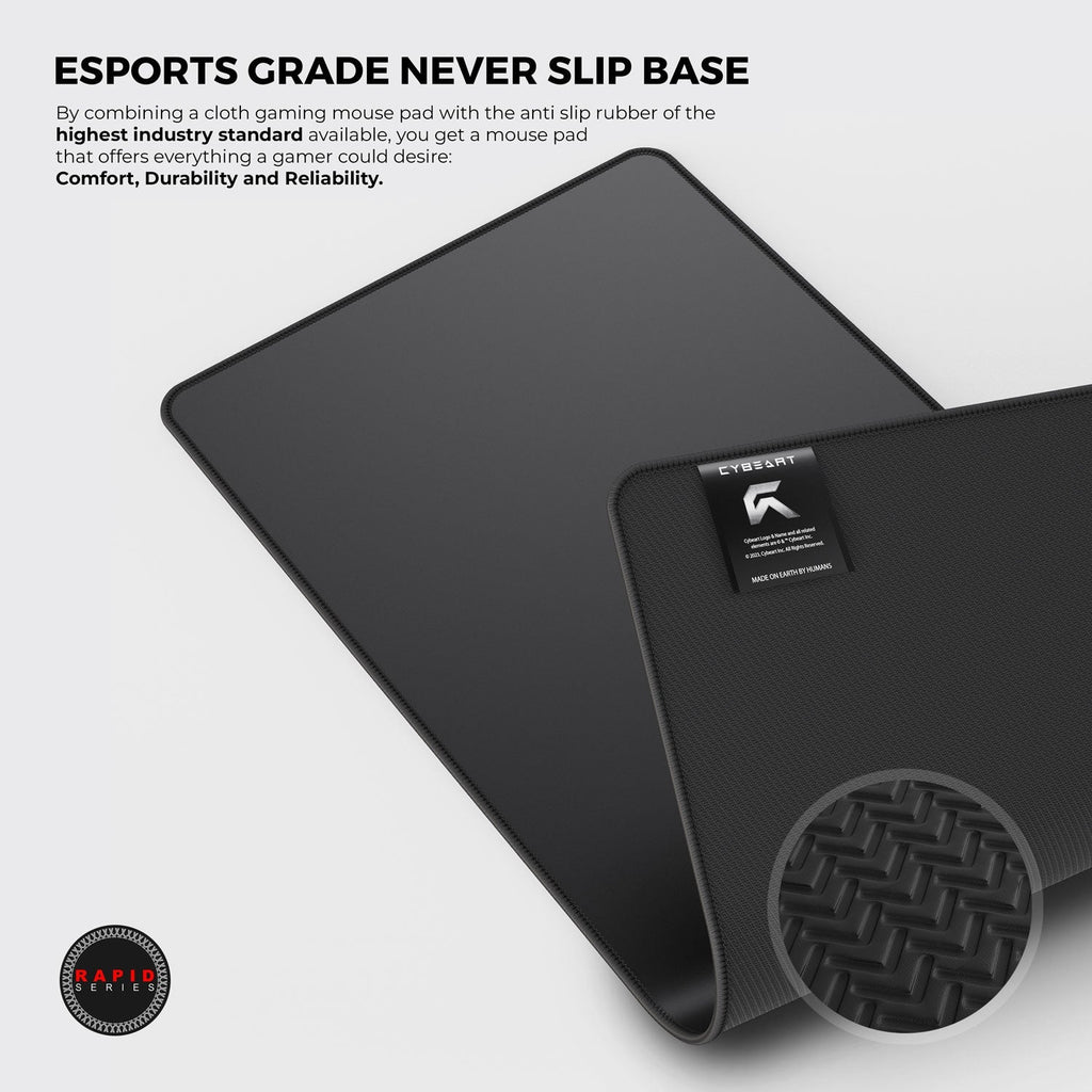 Ghost (Black) Gaming Mouse Pad