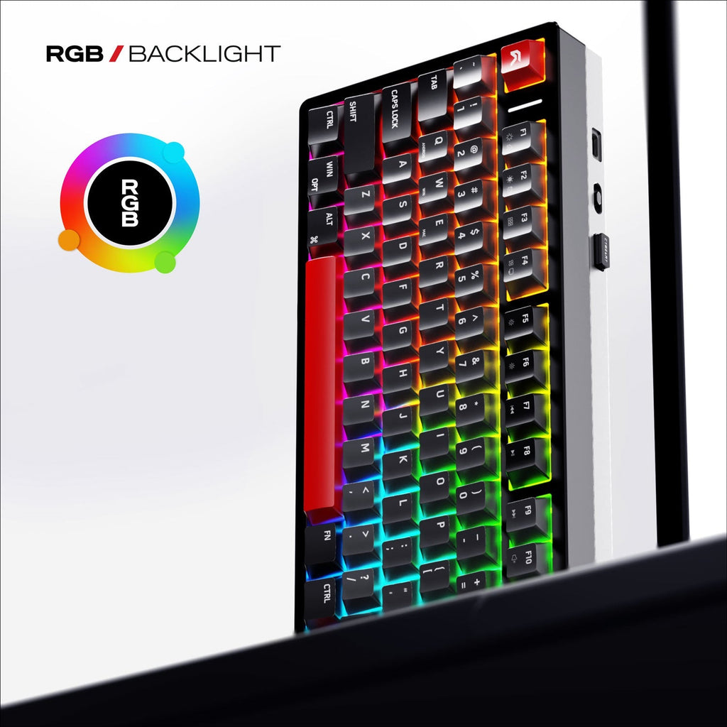 X75 Rhino | TKL CNC Aluminium Tri-Mode  Gaming Keyboard