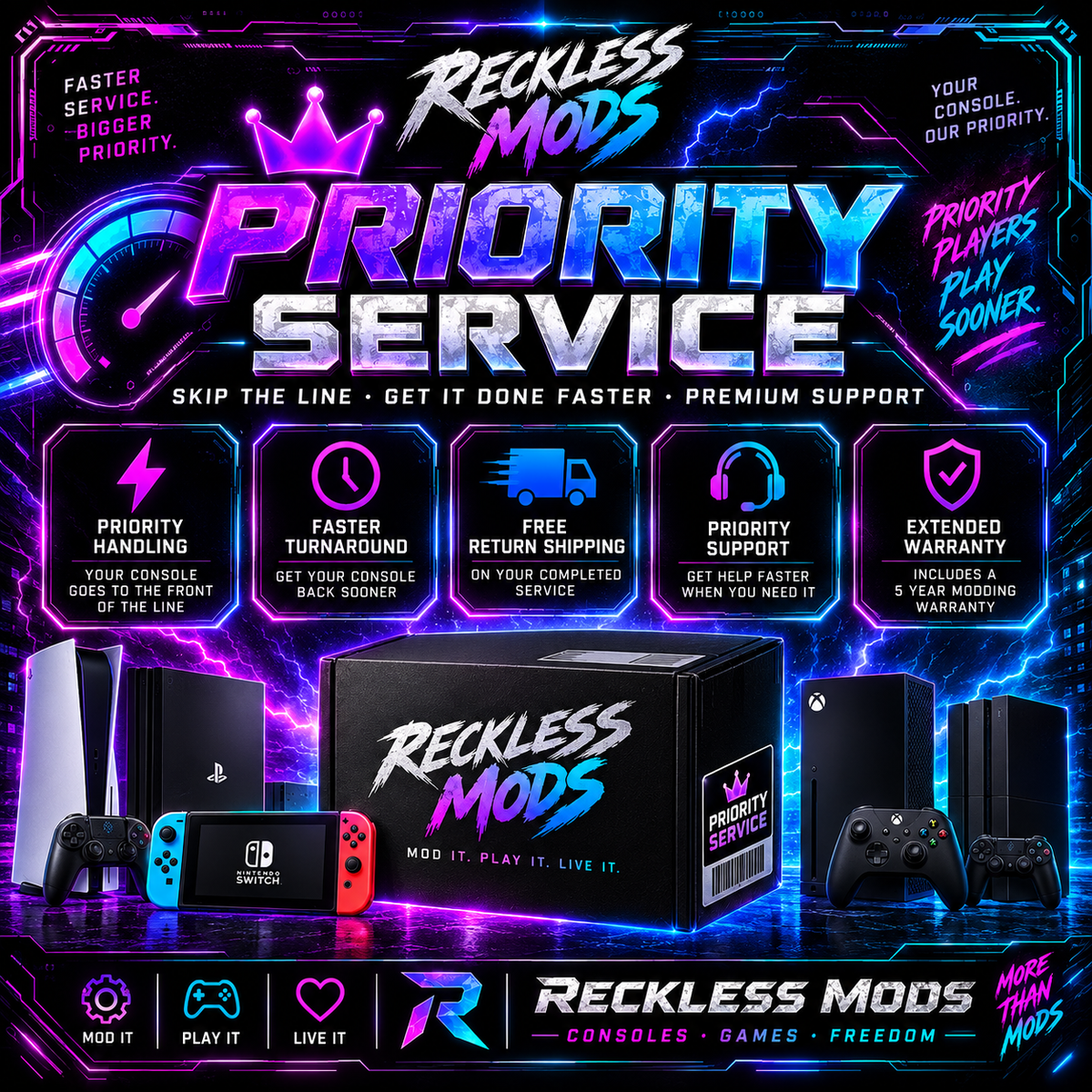 Reckless Mods Priority Service