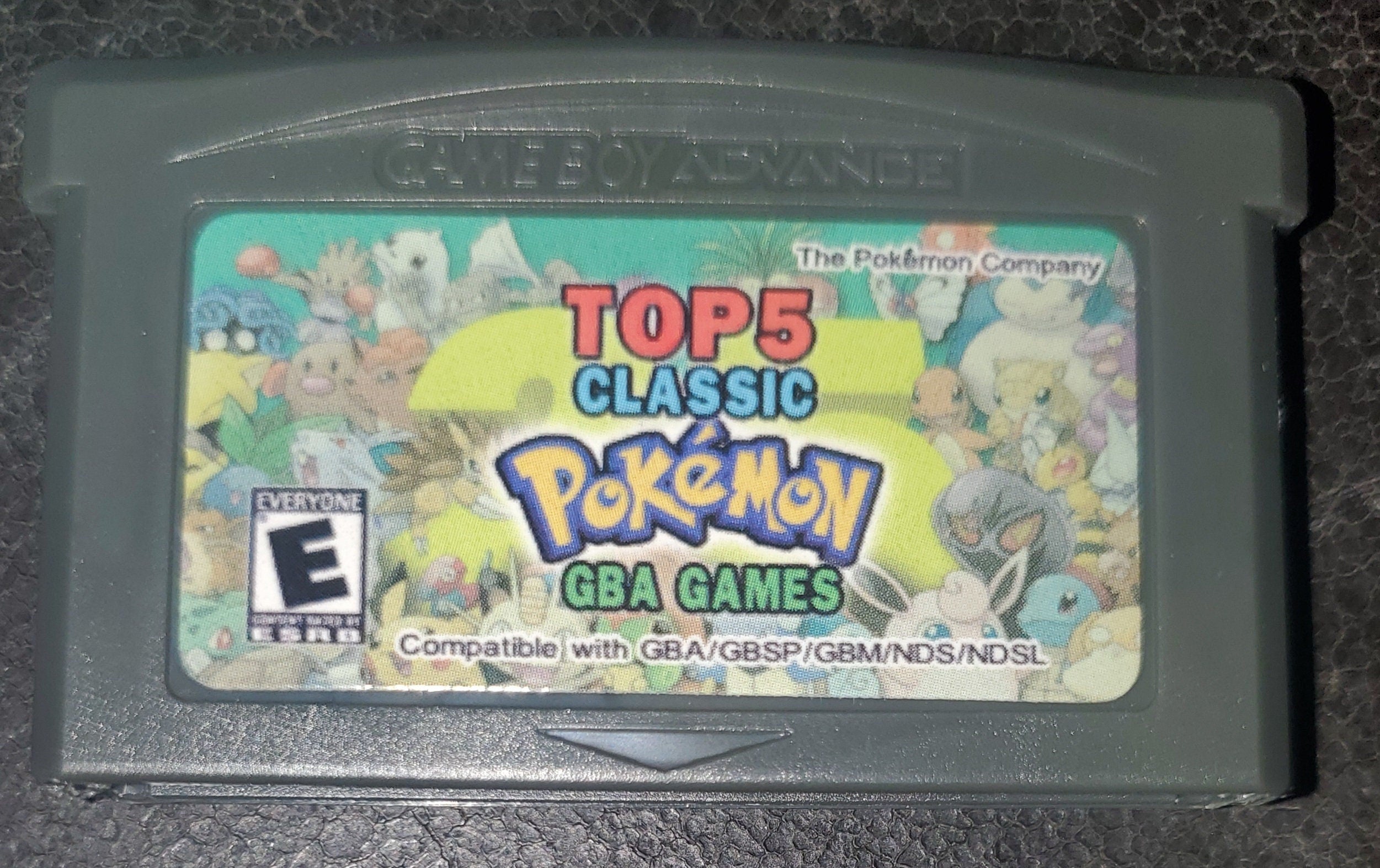 Pokemon 5 in 1 GBA Video Game Cartridge Game Boy Advance