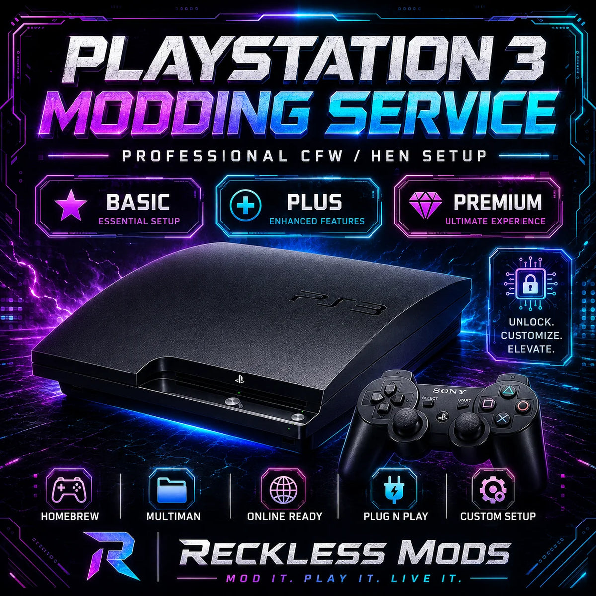 PS3 Modding Service
