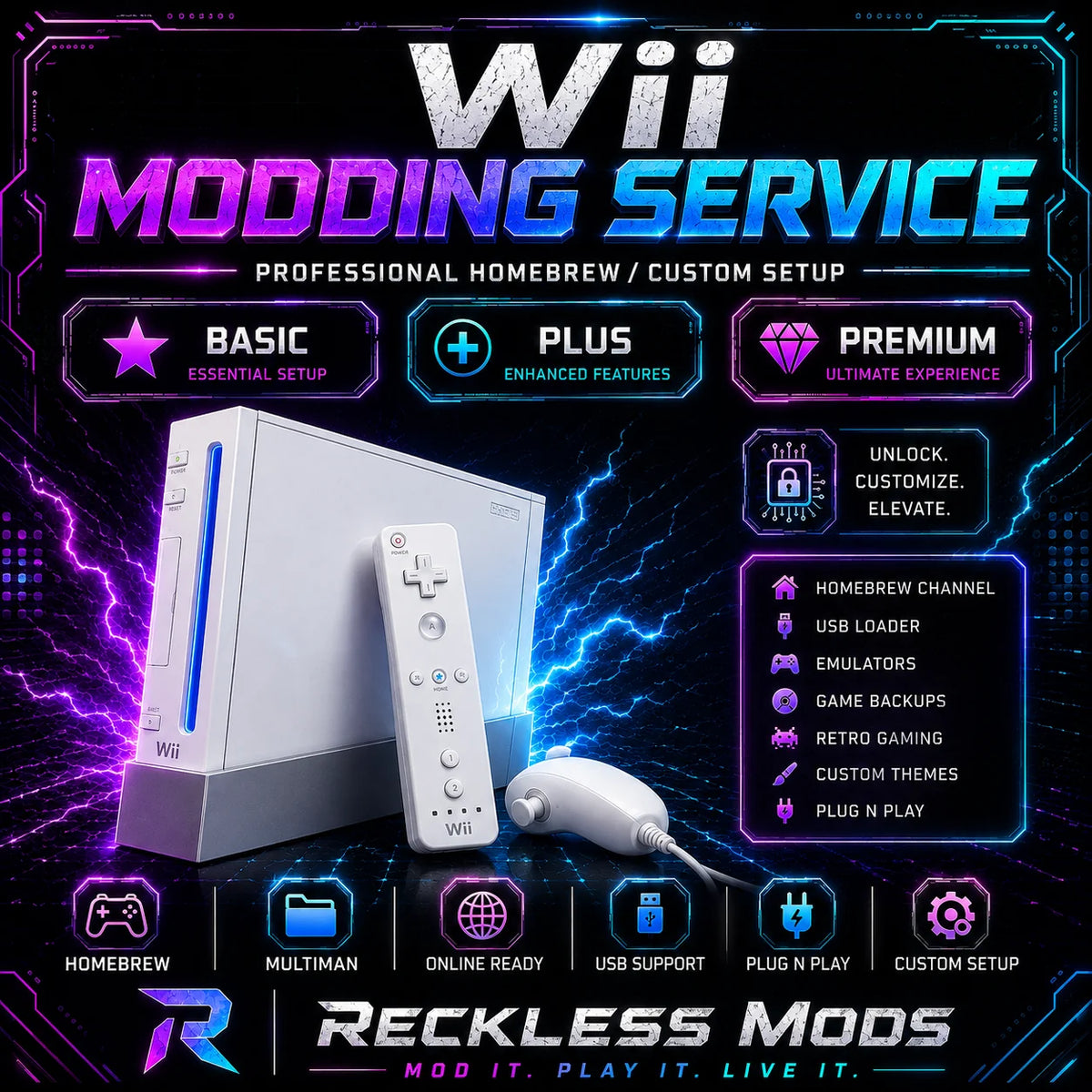 Wii Modding Service