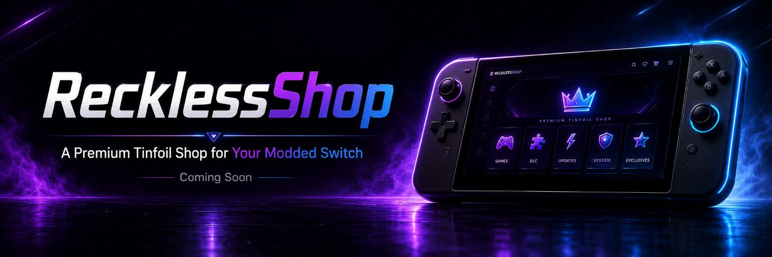 RecklessShop — A Premium Tinfoil Shop for Your Modded Switch — Coming Soon